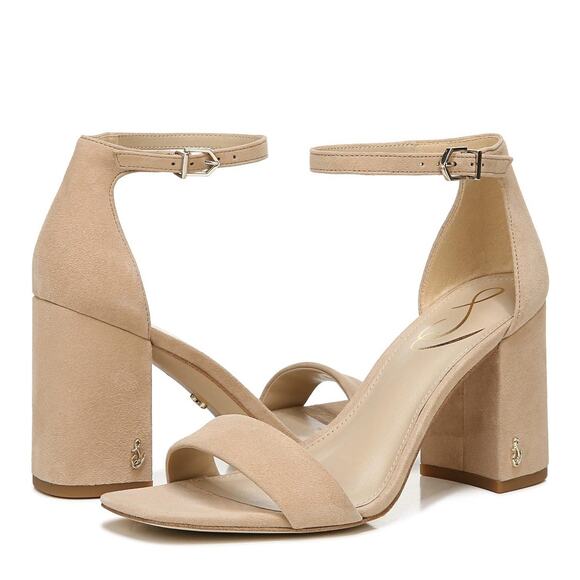 Sam Edelman Womens Daniella Heel US 10 Oatmeal Suede MSRP $120 - Picture 1 of 7